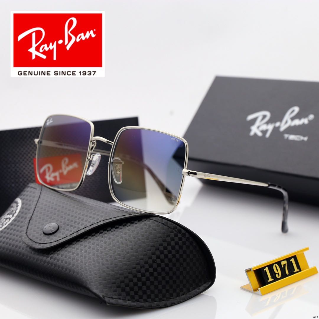 Wayfarer Ray-Ban_ chính hãng Kính râm 2021 Thời trang Hàn Quốc mới Kính râm nam nữ một mảnh Cặp đôi hợp thời trang Du lịch ngoài trời Kính râm lái xes