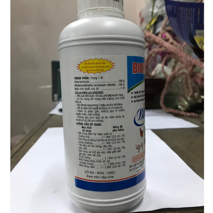 Thuốc sát trùng BIOXIDE [500 ml] hiệu quả, an toàn
