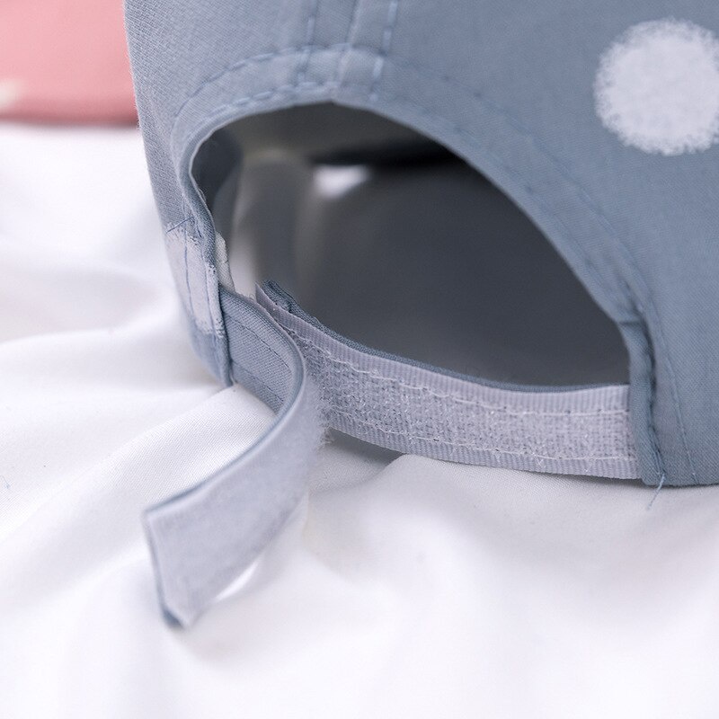 Mũ Lưỡi Trai Chống Nắng Họa Tiết Chấm Bi Thời Trang Xuân Hè Cho Bé Trai Và Gái