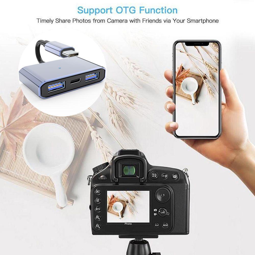 MAG Bộ Chia Cổng USB 3.0 Type C OTG Cho Laptop