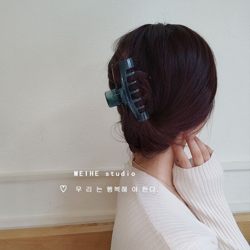 Kẹp Tóc Acrylic Trong Suốt 10cm Phong Cách Hàn Quốc