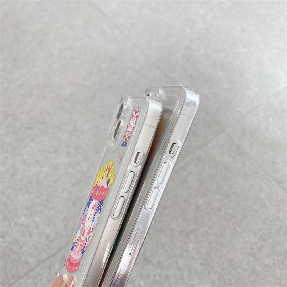Ốp Điện Thoại Chống Sốc Họa Tiết Thỏ Cho IPhone 11 13 12 X XS Pro Max XR 12 13