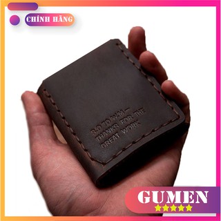 Ví da nam Gumen W04 - Cam kết 100% da thật