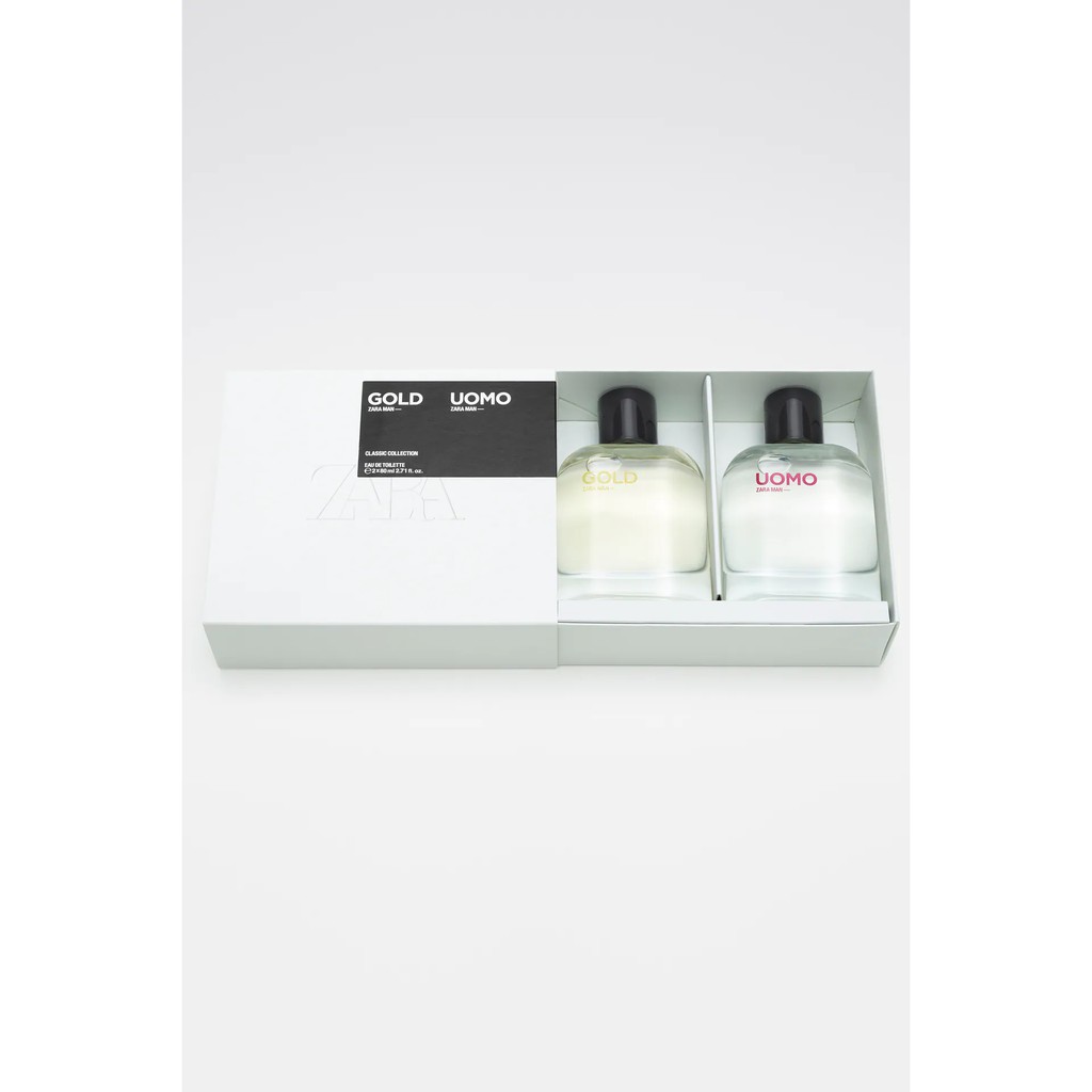 Set Nước hoa Zara Man Gold/ Man Uomo 80 ml