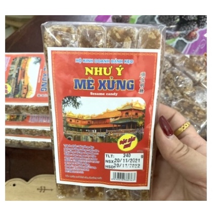 Kẹo Mè Xửng Đặc Sản Huế gói 240G.