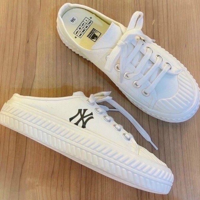 sục thêu chữ NY sang chảnh đi êm chân cho nữ giày sục nữ fullbox | BigBuy360 - bigbuy360.vn