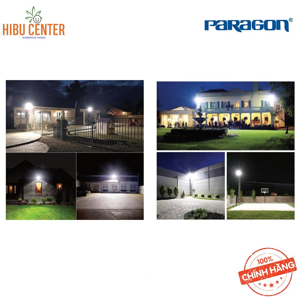 Đèn LED Pha Dân Dụng Paragon (COFB Series) – 20W/ 30W/ 50W/ 100W - Ánh Sáng Vàng/ Trắng. Hàng Chính Hãng