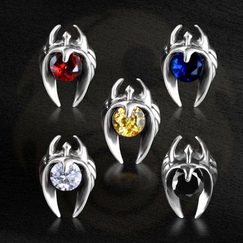 Bông Tai Dáng Dài Hình Dơi Phong Cách Punk Cá Tính Cho Nam Và Nữ