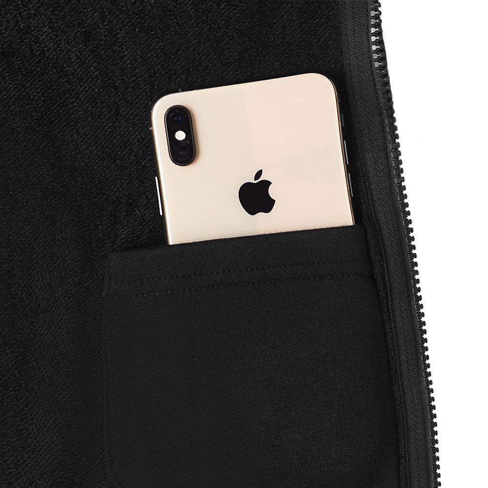 Áo HIDEN hoodie zip 2.0 - đen | BigBuy360 - bigbuy360.vn