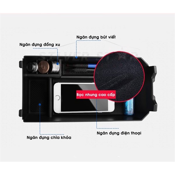 Hộc chia ngăn đựng đồ xe Mercedes Benz C E GLC A CLA GLA-Class