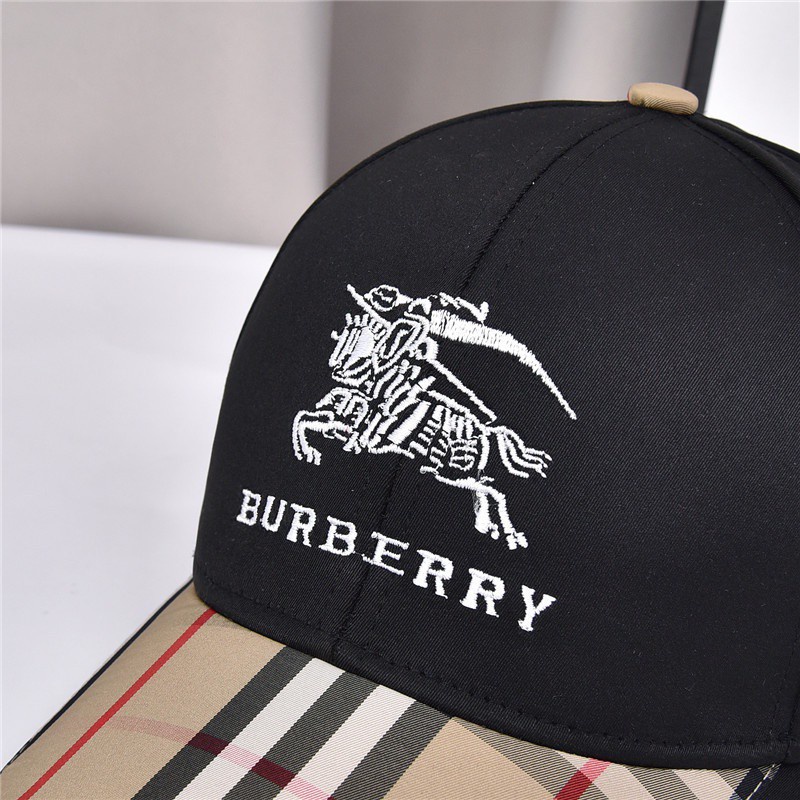 BURBERRY Thời Trang Mũ Lưỡi Trai Phong Cách Bóng Chày Cá Tính