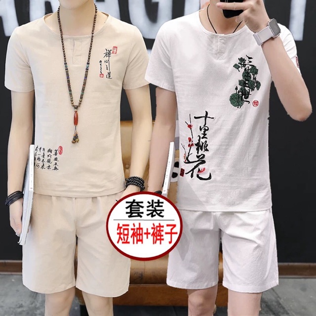 Bộ đũi thêu hoạ tiết, vừa sang lại vừa mát..hqccc