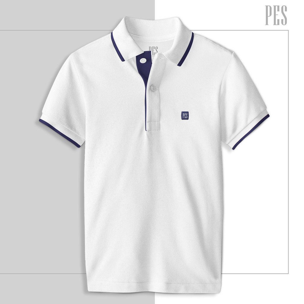 Áo thun Polo Berry màu trắng cổ bẻ vải cá sấu Cotton trẻ trung lịch lãm | BigBuy360 - bigbuy360.vn