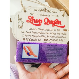 Miếng Đá Bọt Biển Chà Gót Chân Tím PURPLE PUMICE BLOCK