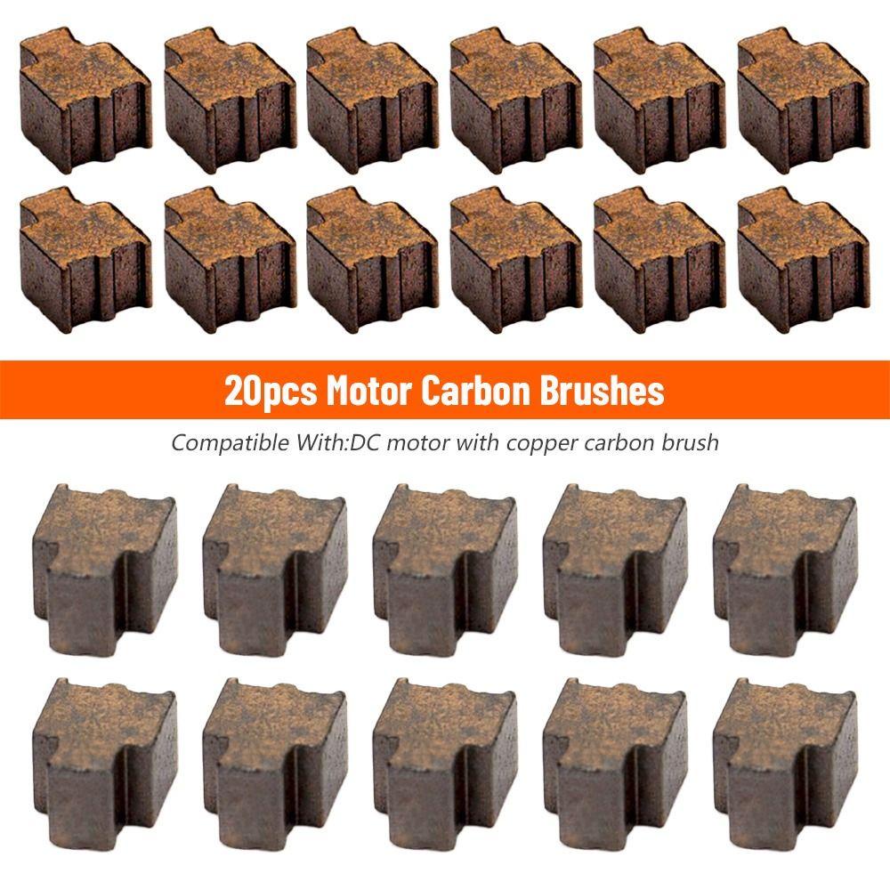 LONTIME Set 20 Chổi Than Thay Thế Cho Động Cơ Chổi Than 4.5 * 6 * 8mm