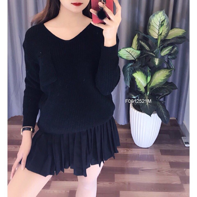 Áo len tim MỘT TÚI thời trang, trẻ trung