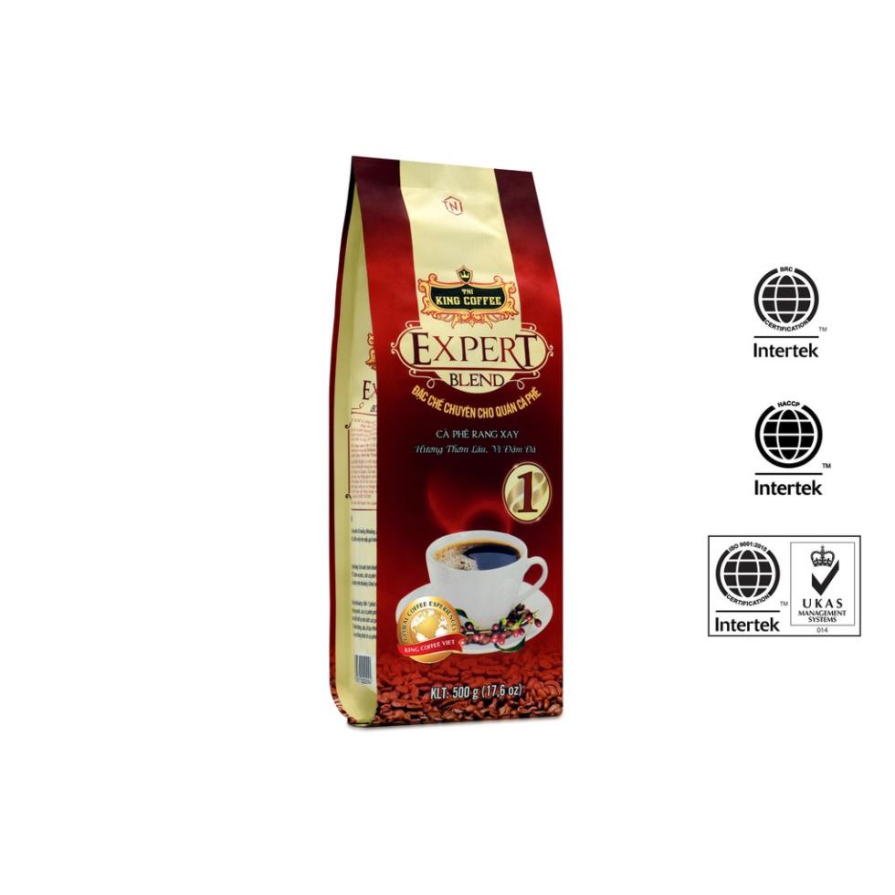  Cà Phê Rang Xay Expert Blend 1 KING COFFEE - Túi 500g - Robusta Buôn Ma Thuột | BigBuy360 - bigbuy360.vn