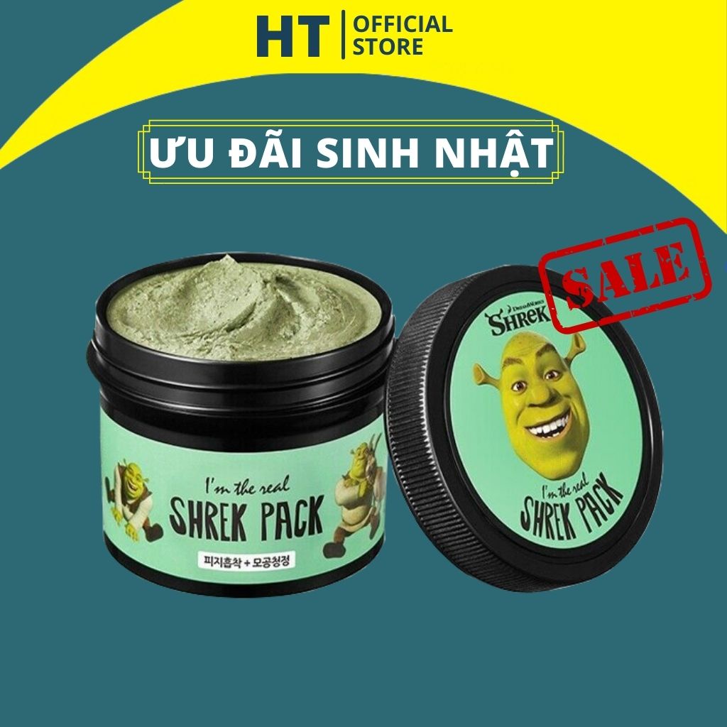 Mặt Nạ Đất Sét Bạc Hà DreamWorks Shrek I'm The Real Pack 110g