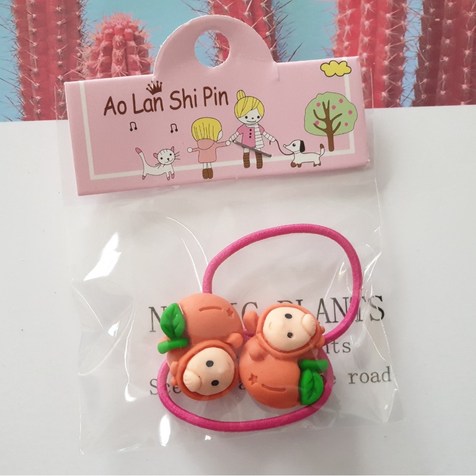 SET 2 CÁI CỘT TÓC HOẠT HÌNH NHÁM CHO BÉ GÁI