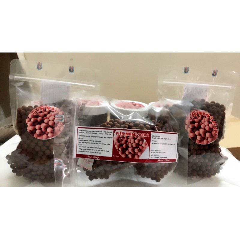 Combo 2 túi viên mầm hồng sâm collagen, 18 túi viên mầm cacao
