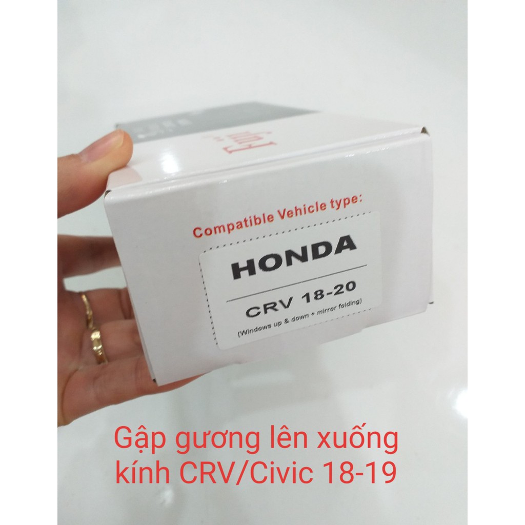 Gập gương lên xuống kính Honda CRV -Civic  2018 - 2019