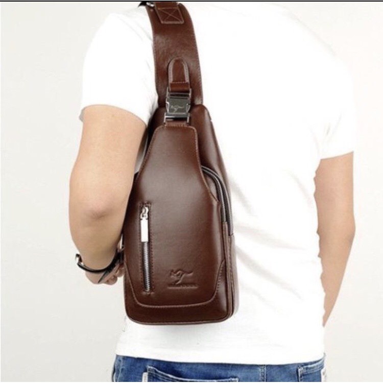 Túi Đeo Chéo Nam Cao Cấp Da Trơn | BigBuy360 - bigbuy360.vn