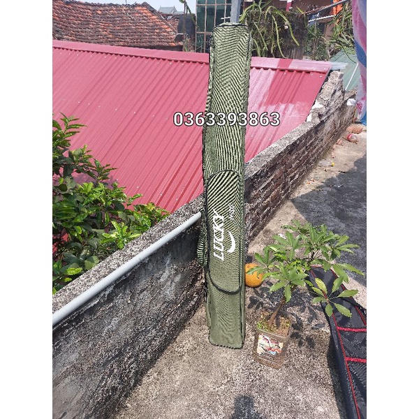 túi đựng cần 1m2, 1m3, 1m4, 1m5 2 ngăn lucky, bao đựng cần 2 ngăn
