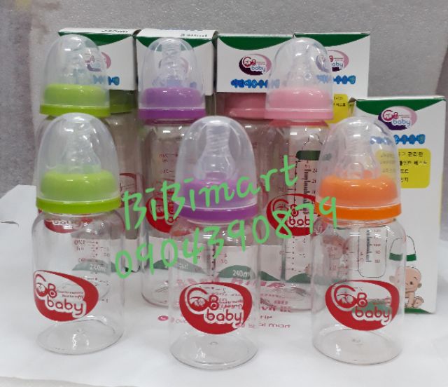 Bình sữa Gb baby cổ hẹp 60ml/120ml/240ml