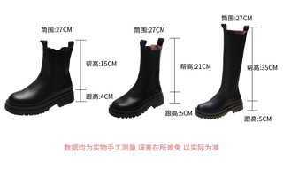 Bốt da cao cổ 3 kiểu gót 4-5cm [ VIDEO+ ẢNH THẬT]