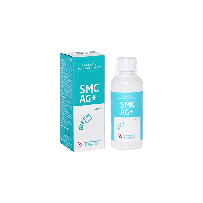 Nước súc miệng nano bạc SMC AG+ chai 250ml