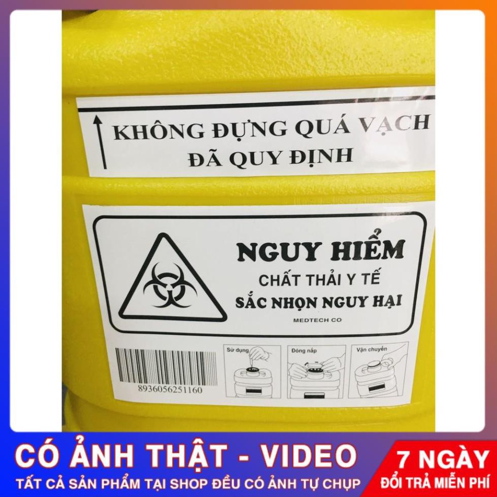 _ Bình Hủy Kim Tiêm , Bơm Tiêm 6,8 Lít