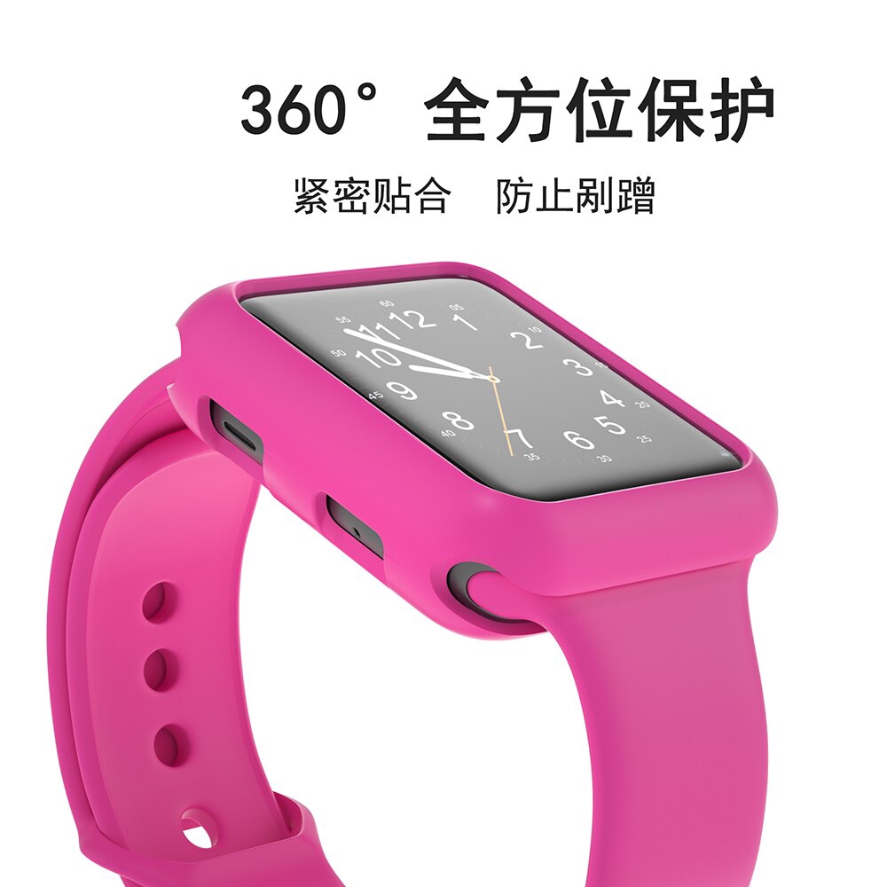 Ốp Bảo Vệ Mặt Đồng Hồ Thông Minh Apple Watch 3 2 Iwatch Series 3 2 38mm 42mm Bằng Tpu Mềm Siêu Mỏng Màu Kẹo