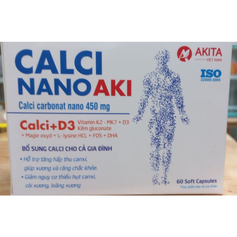 Calci Nano Aki bố sung Calci cho cả gia đình