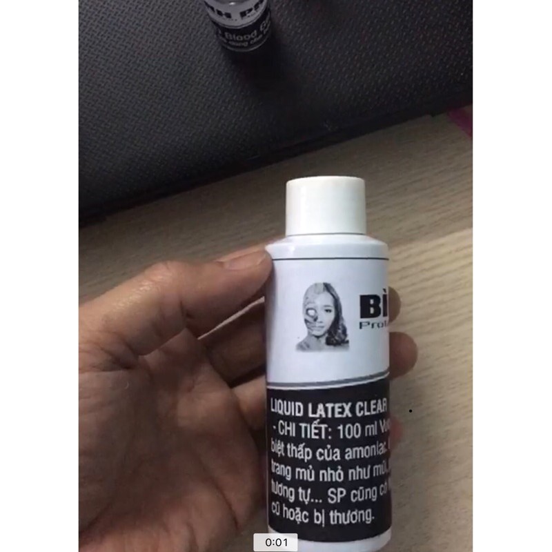 Bình Pro-MEHRON MAKEUP LIQUID LATEX-MSP: BP11-100ml