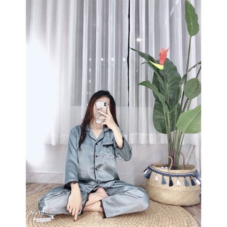 ✪ [LỤA REN DÀI - DÀI] BỘ LỤA PHỐI TAY DÀI QUẦN DÀI ✪