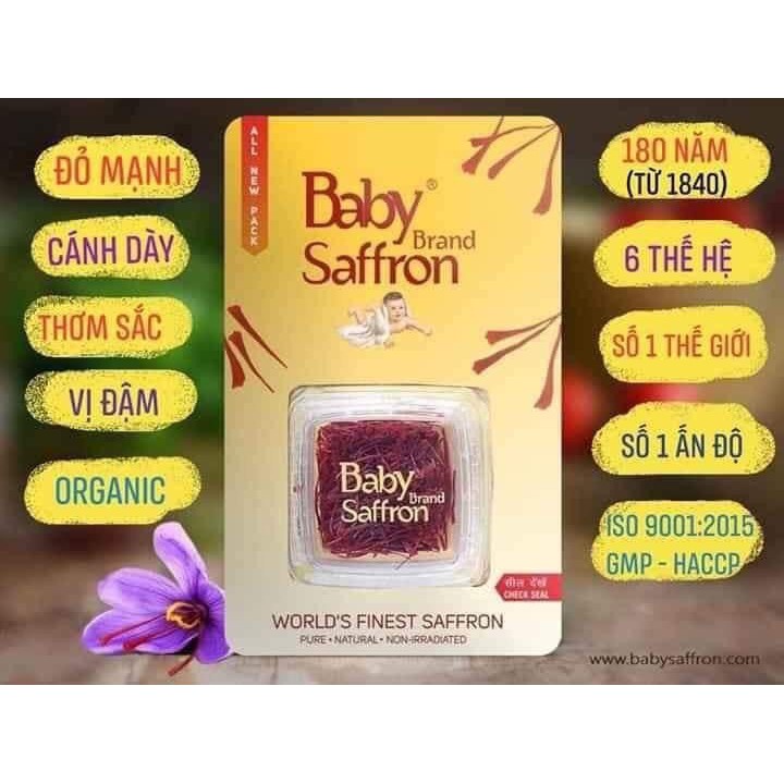 Baby saffron | Nhụy hoa nghệ tây nhập khẩu Ấn Độ | BigBuy360 - bigbuy360.vn