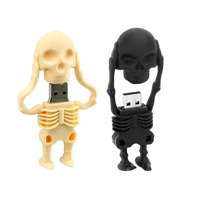 Usb Dung Lượng 512GB Hình Đầu Lâu Cá Tính