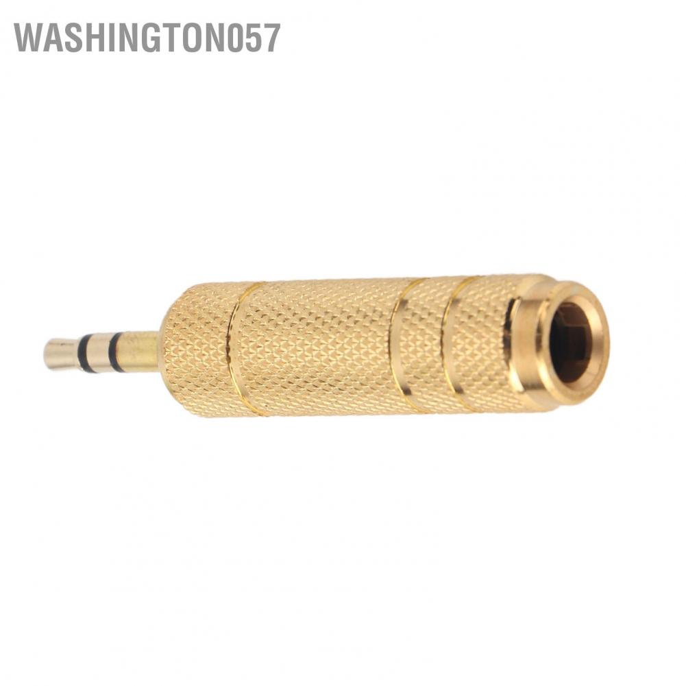 Hàng Hot Bộ chuyển đổi bộ chuyển đổi âm thanh stereo 3.5mm nam sang 6.5mm nữ cho tai nghe Hàng giao ngayWashington057