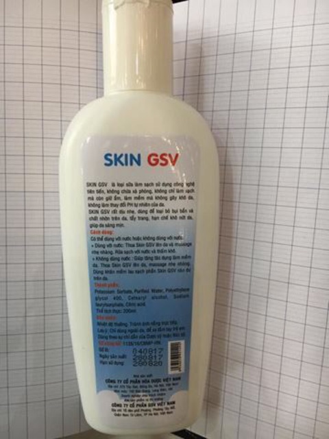 Skin GSV 200ml