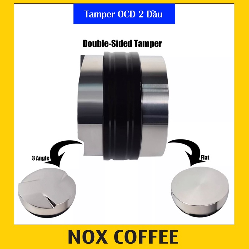 Tamper OCD 2 Đầu Size 51mm | Phân Bổ và Nén Cà Phê