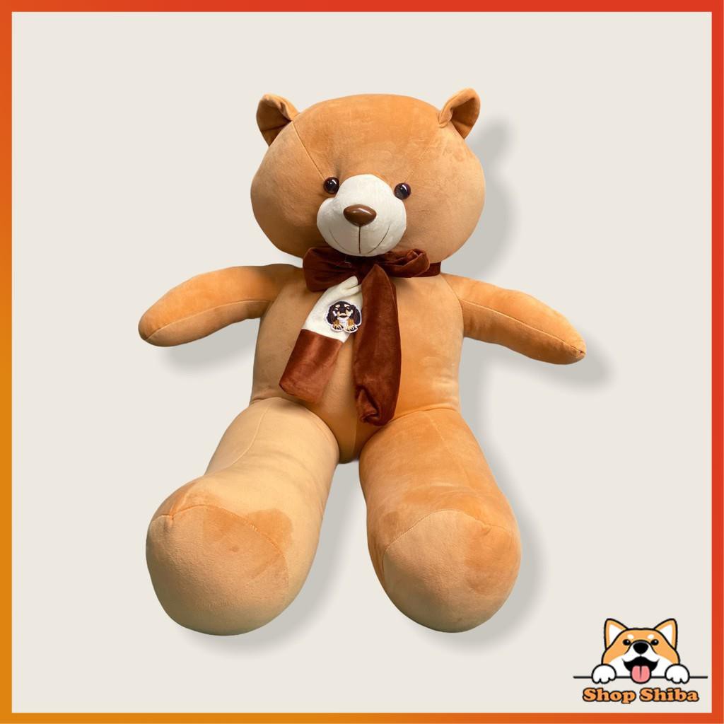 Gấu Bông Teddy Khăn 1M3 Siêu Mềm Mịn ⚡️ FREESHIP ⚡️ Gấu Ôm Teddy Dễ Thương