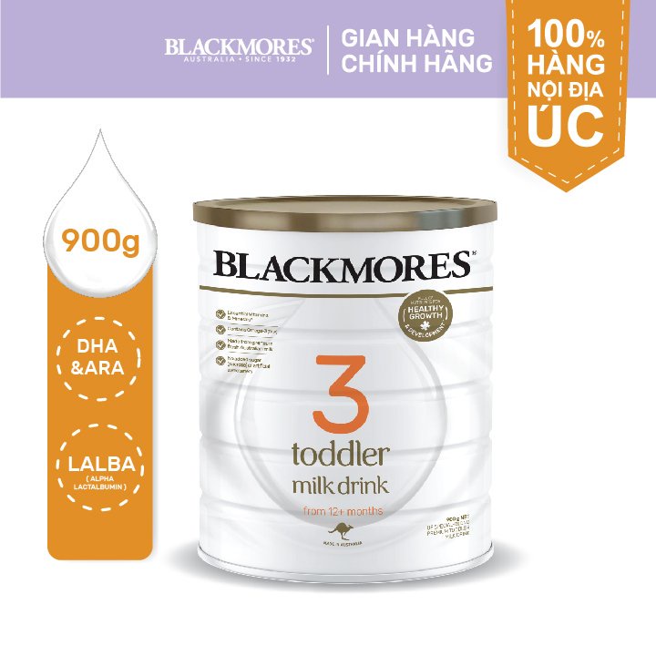 Sữa Bột Blackmores Toddler Milk Drink 3 900g