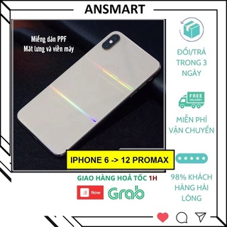 Miếng Dán PPF Cầu Vồng Skin PPF Mặt lưng cho IPHONE 7 đến 12 PROMAX