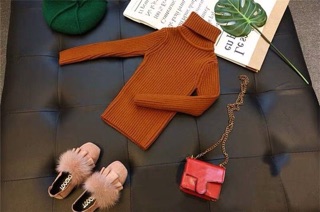 ÁO LEN CỔ LỌ CHO BÉ