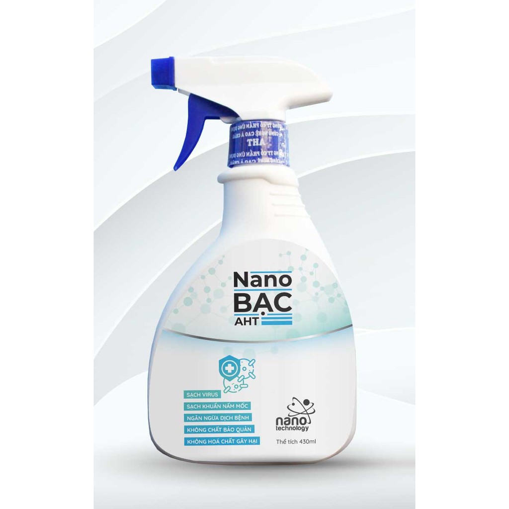 Chai xịt diệt khuẩn Nano Bạc AHT 430 ml