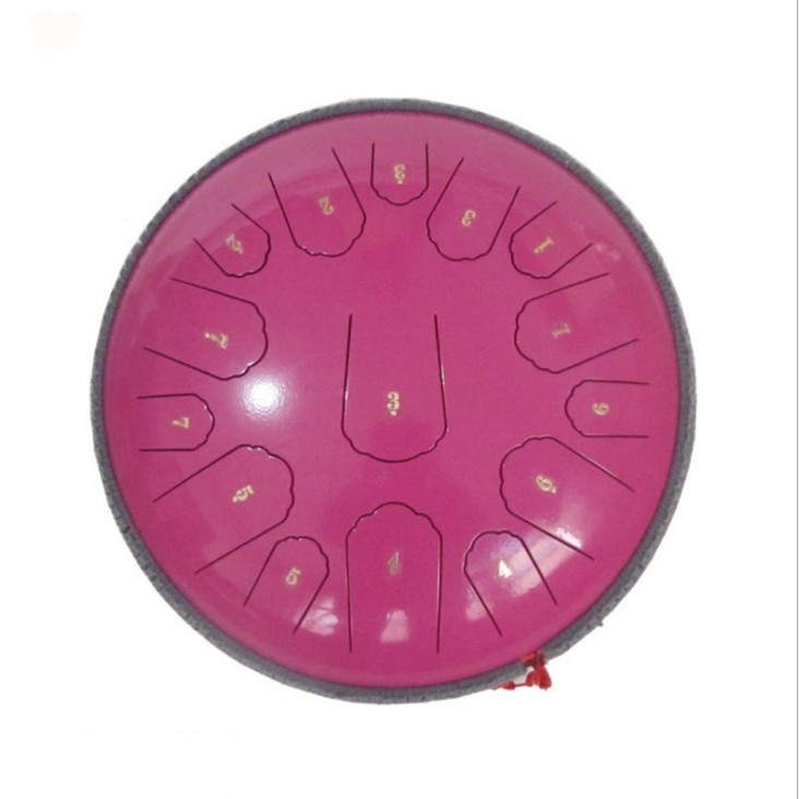 Trống Không Linh Cho Thiền Yoga 15 Nốt - Tank Drum - Steel Tongue Drum - Full Phụ Kiện