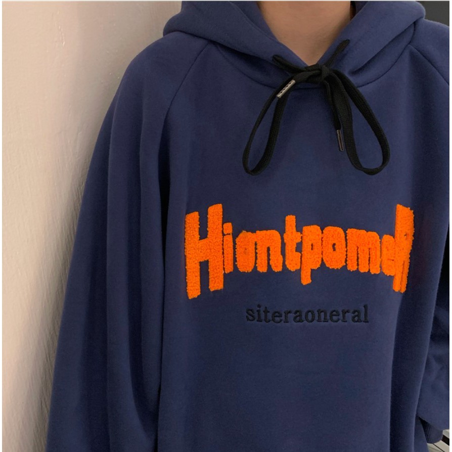 Áo hoodie nữ form rộng dài  vải nỉ màu be hồng xanh chất đẹp hàng quảng châu BST áo thu đông unisex Ulzzang 2020