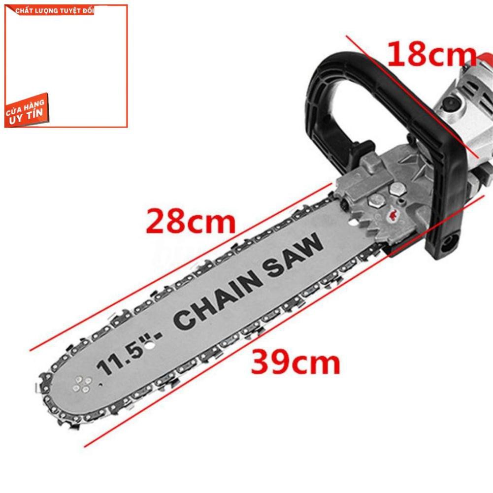 [Giá Sốc] Lưỡi cưa xích gắn máy mài CHAIN SAW - luoi cua xich gan may mai - Có bình tra dầu tự động gắn liền