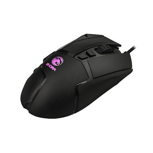 Chuột Gaming E-DRA EM6502  - Độ bền 50 triệu lượt bấm - Chống nước - 12400 DPI - LED RGB - Bảo hành 12