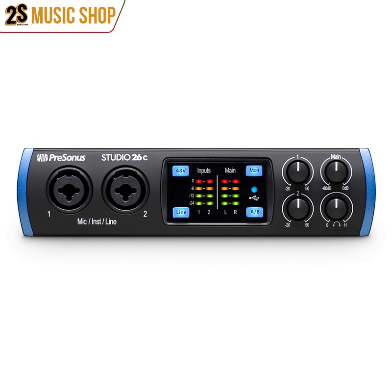 Soundcard Thu Âm STUDIO 26C – PreSonus